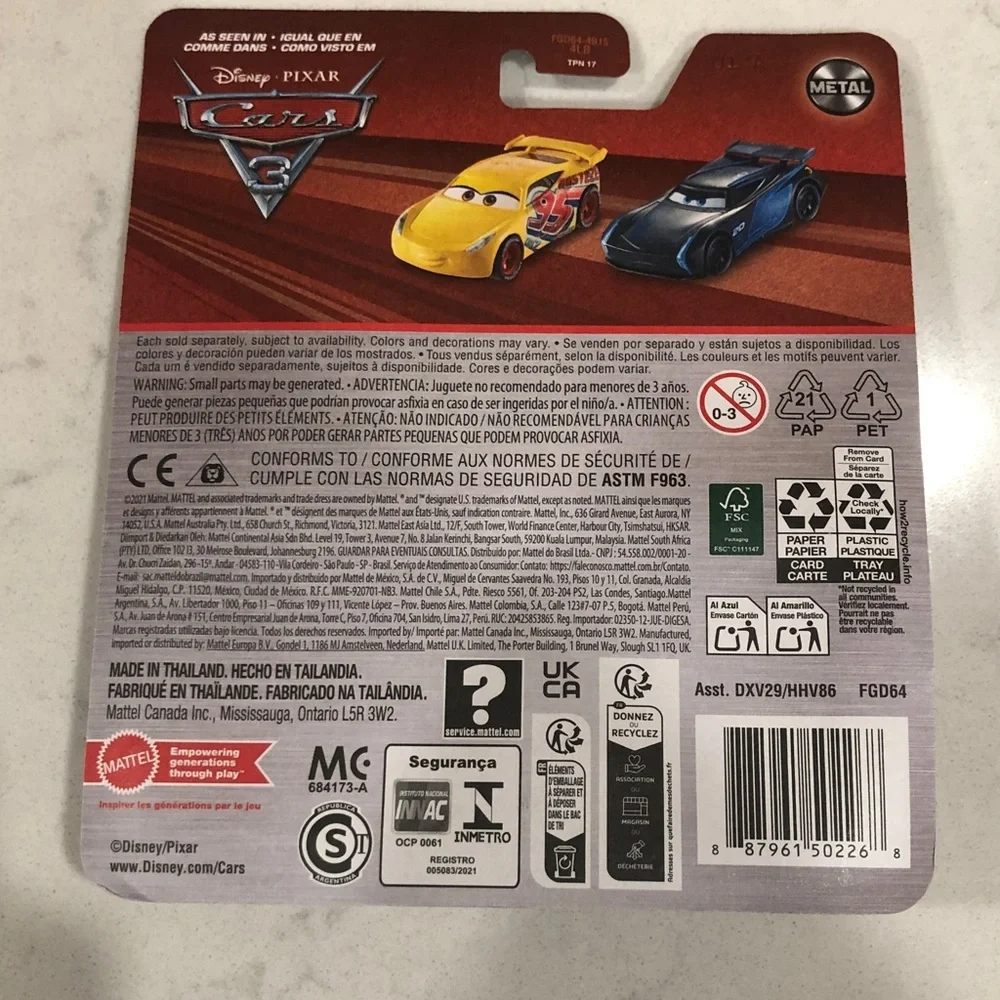 Pixar Cars Rusteze Lightning McQueen Toy Car
